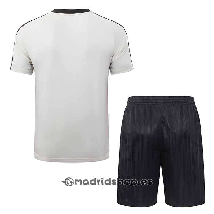 Chandal del Alemania Manga Corta 26-27 Crema - Pantalon Corto